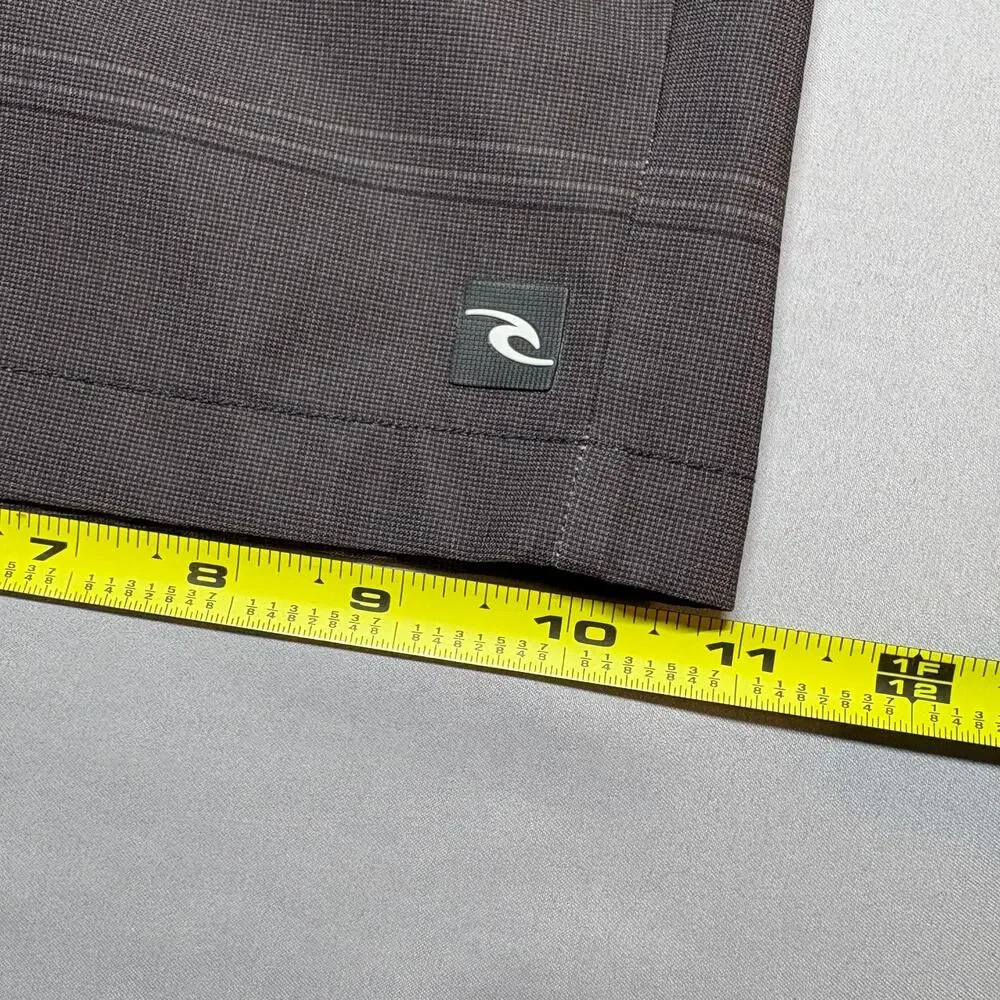Rip curl boardwalk grey striped hybrid shorts